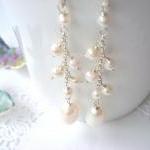 Long white freshwater pearl..